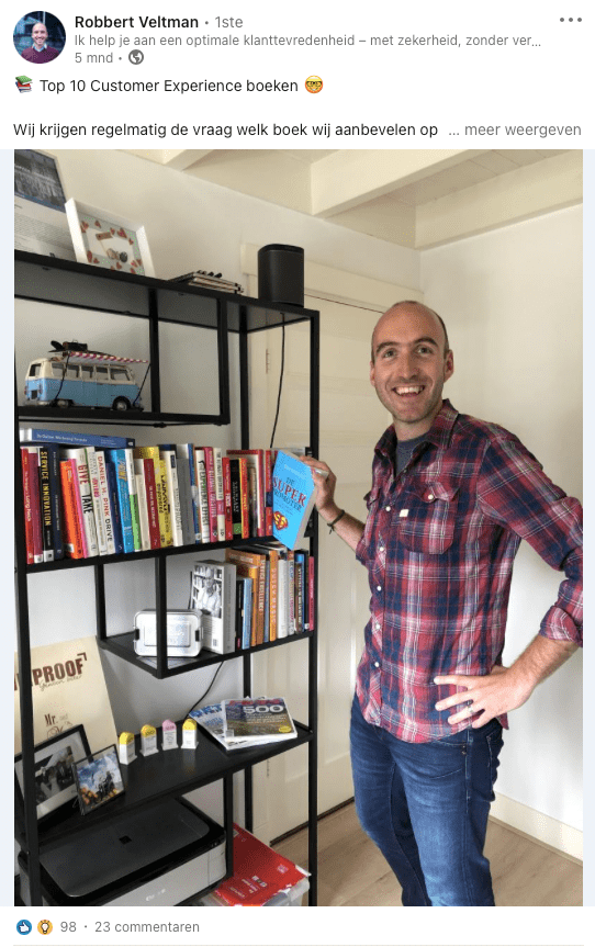 LinkedIn topper over de beste CX boeken