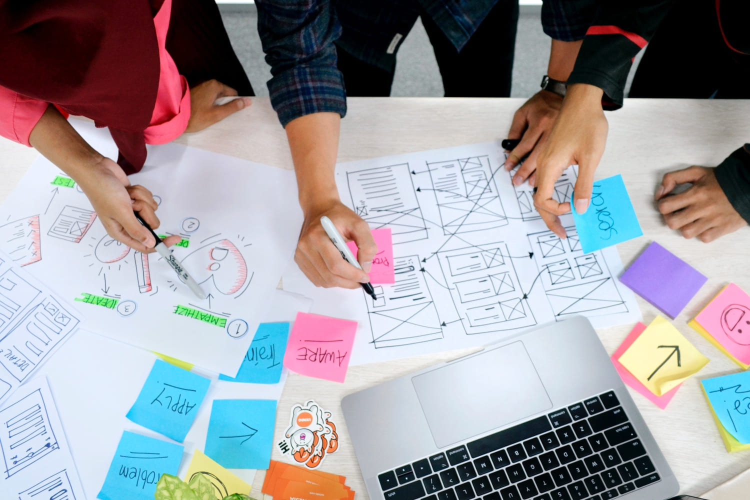 samenwerken in een design sprint
