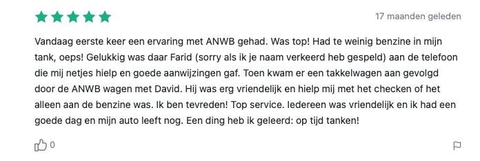 ANWB Halo effect